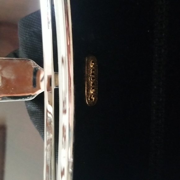 Silver tone evening small bag/clutch - Picture 5 of 8